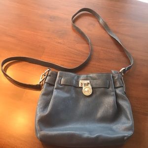 Michael Kors Navy Cross Body Bag